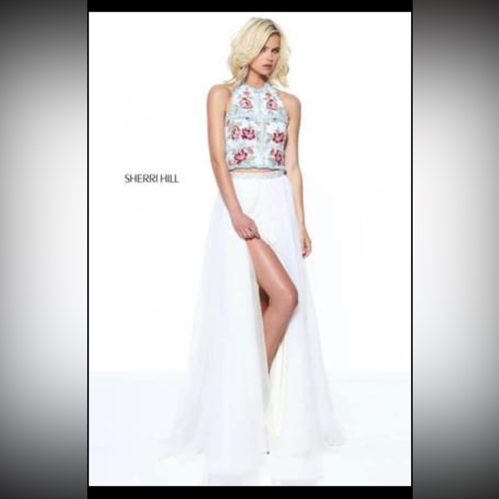 Sherri Hill two piece gown worn once